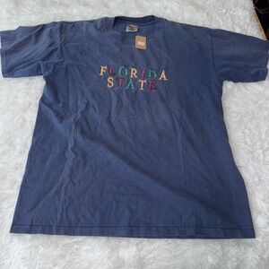 Vintage Florida State Seminoles Embroidered fsu T Shirt Large single stitch